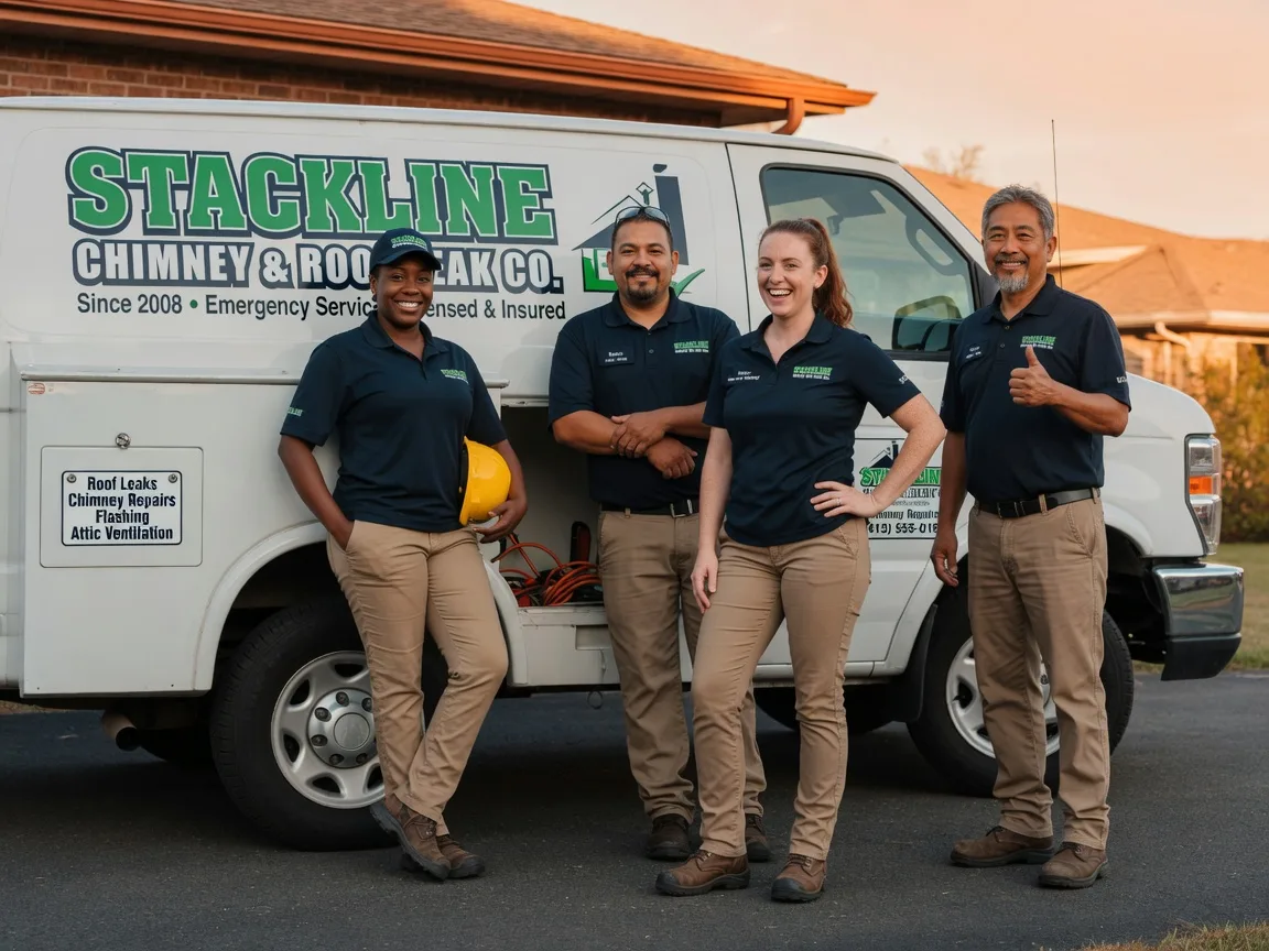 Chimney flashing repair company in Leamington, UT